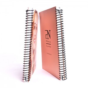 King Fu OEM Offset Printing Top Quality Colorful Spiarl and Wire-O Bound Book with Spot UV