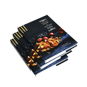King Fu high quality customized casebound printing cook book printing special English cook book