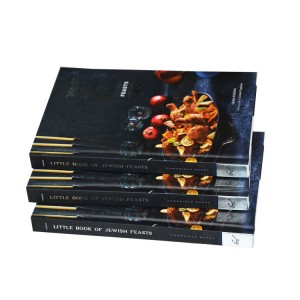 King Fu high quality customized casebound printing cook book printing special English cook book