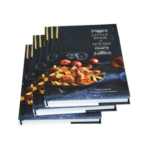 King Fu high quality customized casebound printing cook book printing special English cook book