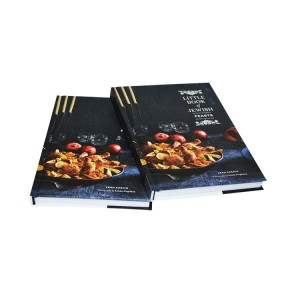 King Fu high quality customized casebound printing cook book printing special English cook book