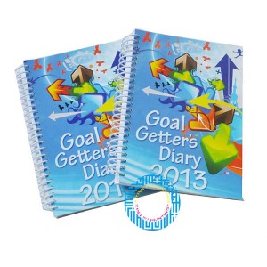 King Fu OEM Offset Printing Top Quality Colorful Spiarl and Wire-O Bound Book with Spot UV