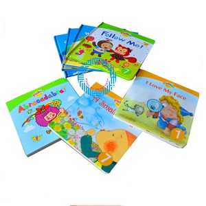 King Fu High Quality and Unique Design Kids Board Book Printing with Colorful Wool