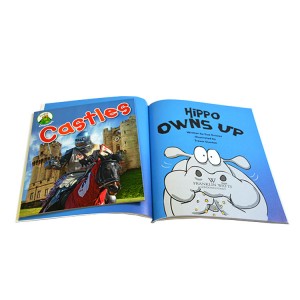 King Fu New Design Customized High Quality Softcover Book Printing in China for Children and Adult with Cheap Price