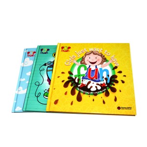 King Fu USA Customized Professional Hardcover Book Color Printing Factory with Glossy and Matte Paper for Children