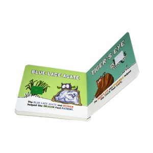 King Fu Best Selling CMYK Offset Printing High Quality  Children Board Book Four Color Printing for Kids with Round Corner