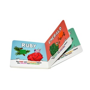 King Fu Shenzhen China Factory High Quality Custom Full Color Kid’s Board Book Color Printing with Art Paper