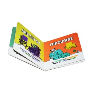 King Fu Professional USA Board Books Printing Factory CMYK Offset Printing High Quality  Children’s  Board Book for  Children