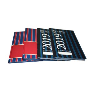 King Fu Factory Price Cheap Professional CustomTop Quality Case Bound Notebook and Planner Colorful Printing Book Factory
