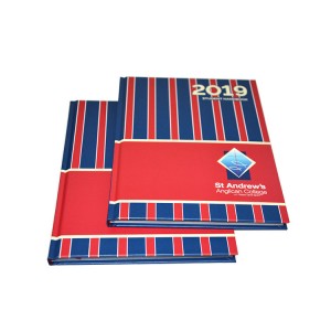 King Fu Overseas Offsset Book Printing Customized Diary and Daily Planner Colorful Printing Factory Made in China