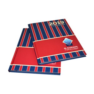 King Fu Overseas Offsset Book Printing Customized Diary and Daily Planner Colorful Printing Factory Made in China