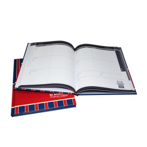 King Fu Overseas Offsset Book Printing Customized Diary and Daily Planner Colorful Printing Factory Made in China