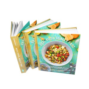 King Fu Superior Quality Advanced Hardcover Cooking Book Color Printing with Art Paper