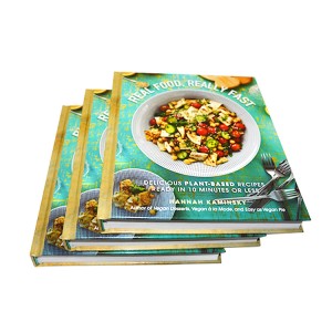 King Fu Shenzhen Wholesale Professional Customized High Quality  Hardcover Cook Book Color Printing Factory with Art Paper
