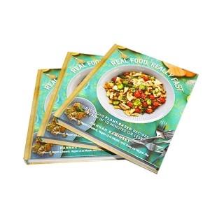 King Fu Superior Quality Advanced Hardcover Cooking Book Color Printing with Art Paper