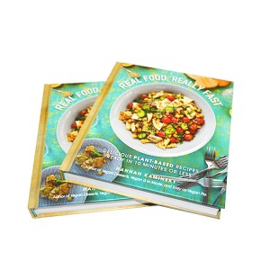 King Fu Superior Quality Advanced Hardcover Cooking Book Color Printing with Art Paper